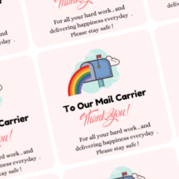 5/$20 Mail Man appreciation stickers - Picture 2 of 2